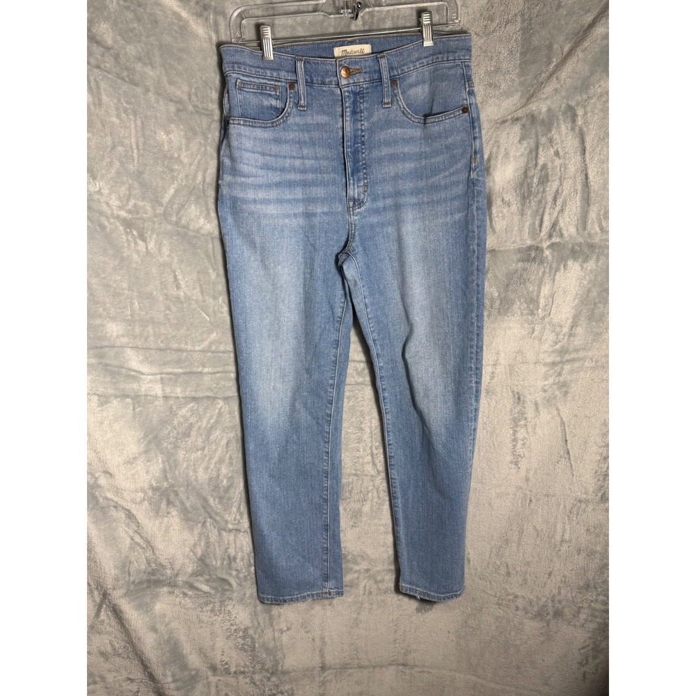 Madewell Classic Straight Jean straight‎ Leg Jeans Light Wash Denim Size 30